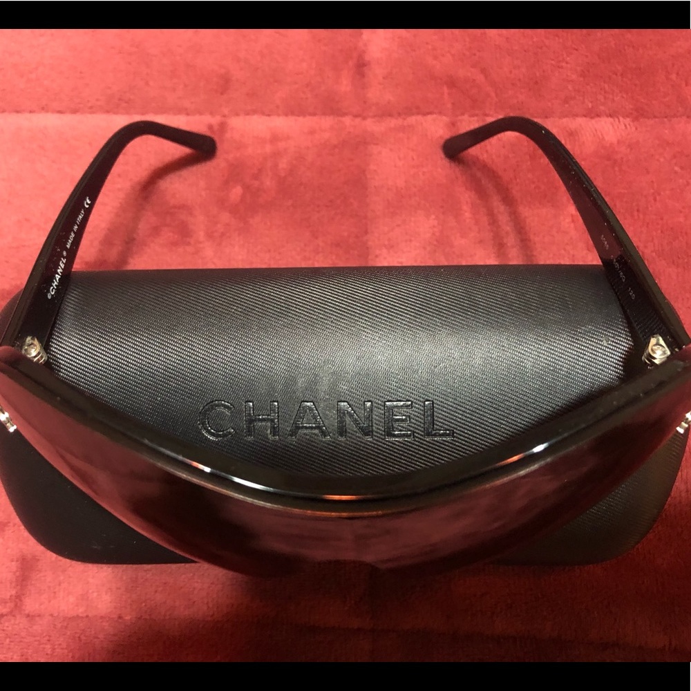Fancy Chanel Gradient Shield Sunglasses - image 2